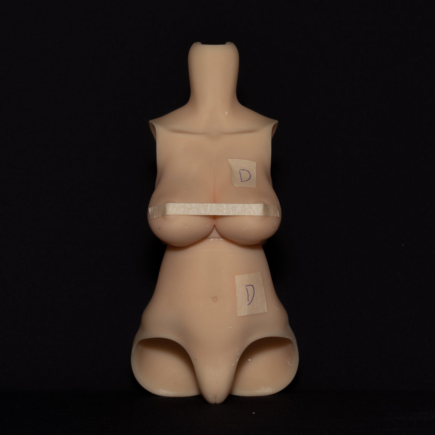 3Dプリントドール胴体パーツ【試作品】