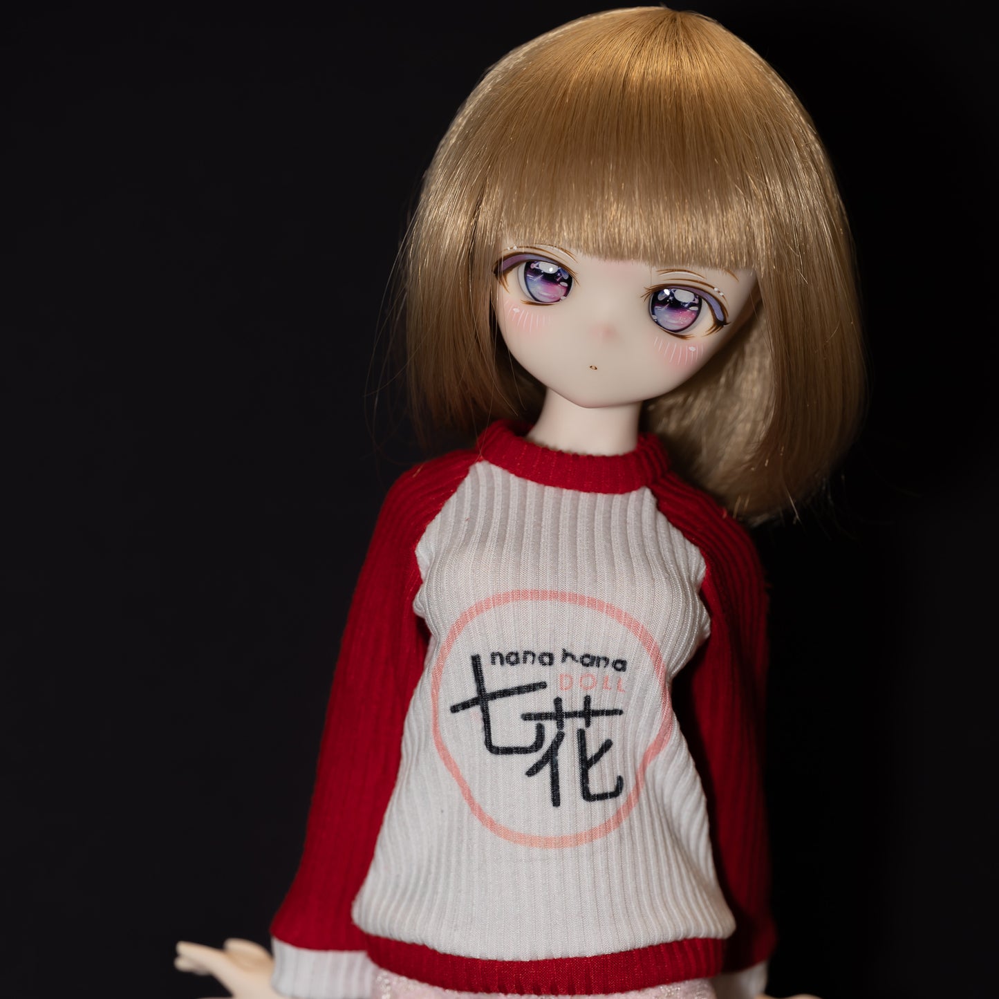 Rib knit shirt [White - Red] [1/4] [1/3]